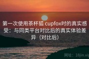 第一次使用茶杯狐 cupfox时的真实感受：与同类平台对比后的真实体验差异（对比后）