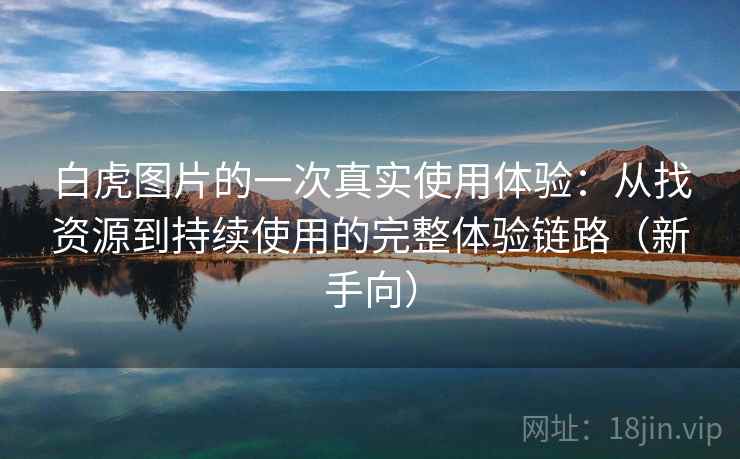 白虎图片的一次真实使用体验：从找资源到持续使用的完整体验链路（新手向）